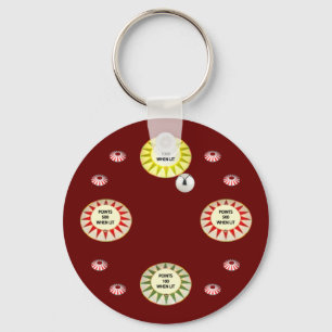 1000 Points Pinball Key Ring