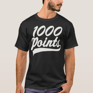 1000 Points Scorer High School Basketball Player T-Shirt