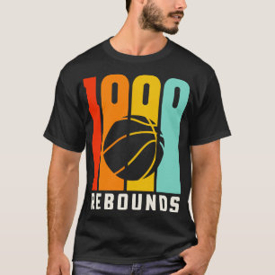 1000 Rebounds Basketball Forward High School Baske T-Shirt