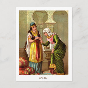 1001 Arabian Nights: Ganem Postcard