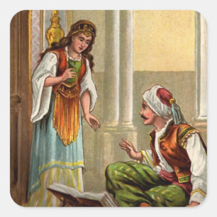 1001 Arabian Nights: Zobeide Square Sticker