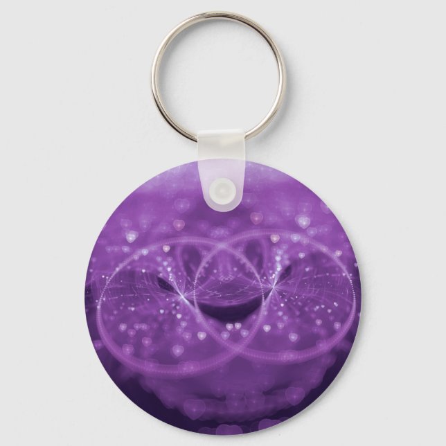 1001 Hearts Key Ring (Front)
