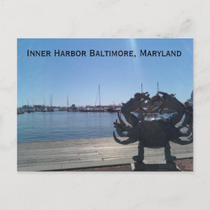 1002001151, Inner Harbour Baltimore, Maryland Postcard