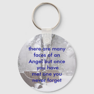 100_0320, there are many faces of anAngel but o... Key Ring