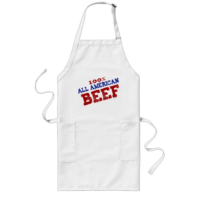100% All Ameican Beef Aprons (Front)