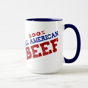 100% All Ameican Beef Mugs