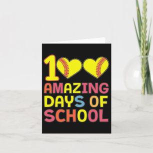100 Amazing Days Of School Softbyll Player Student Card