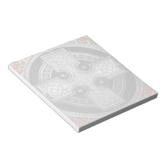 [100] Ancient Celtic Sacred Silver Knot Cross Notepad