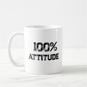 100% ATTITUDE – Customisable Office Gift for Confi Coffee Mug