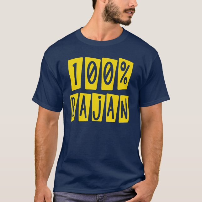 100% bajan T-Shirt (Front)