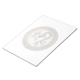 [100] Black and Gold Sacred Eastern Dragon Notepad