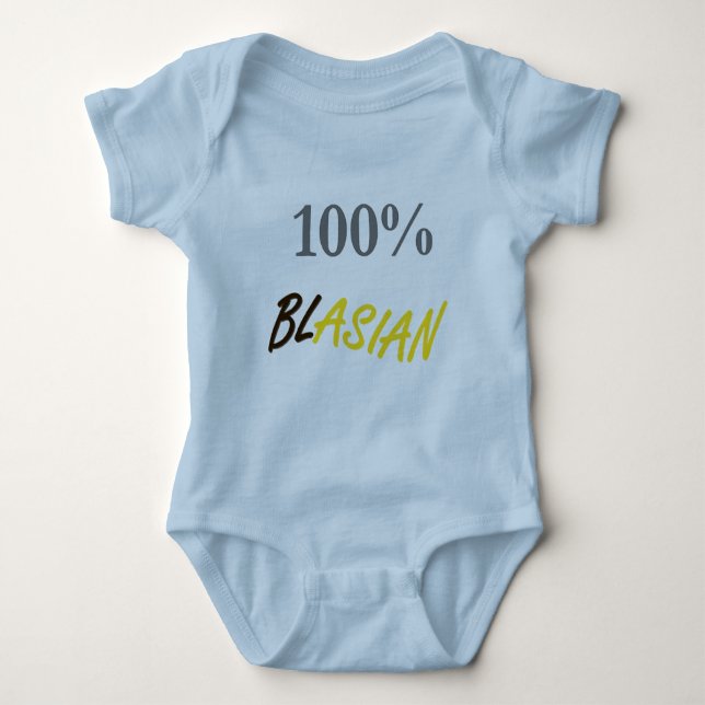 100% Blasian Infant Creeper (Front)