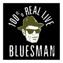 100% Bluesman Print