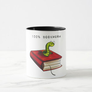 100% Bookworm Mug