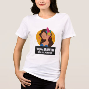 100% Brazilian 100% Nail Perfection Brazilian Tri-Blend Shirt