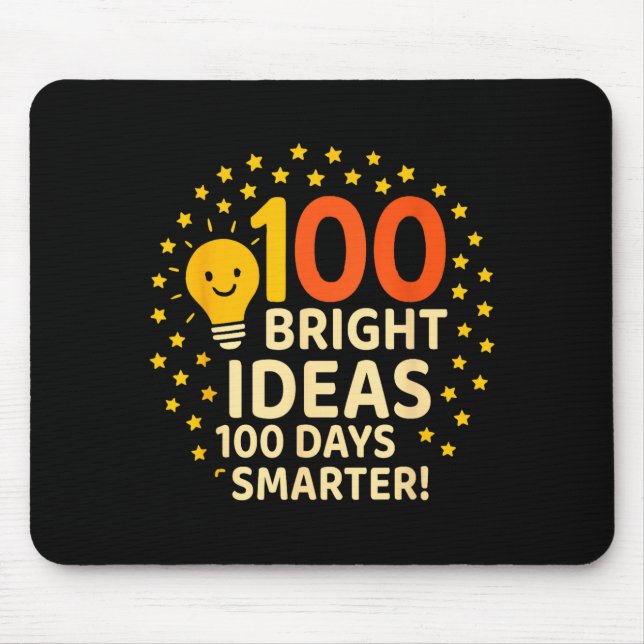 100 Bright Ideas 100 Days Smarter Design, 100 Days Mouse Mat (Front)
