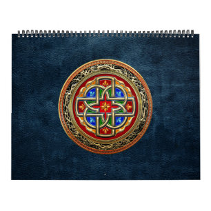 [100] Celtic Cross [Gold+Enamel] Calendar