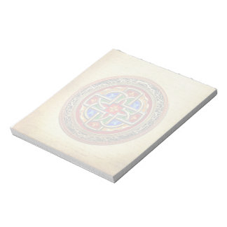 [100] Celtic Cross [Gold+Enamel] Notepad