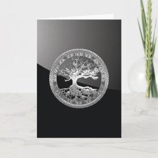 [100] Celtic Tree of Life [Silver] Card
