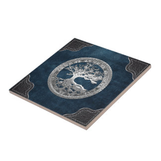[100] Celtic Tree of Life [Silver] Tile