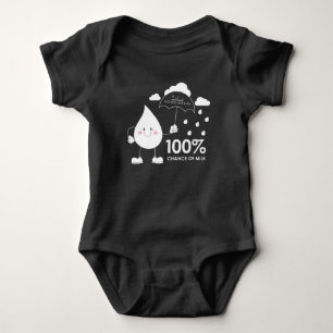100% Chance of Milk Baby Bodysuit