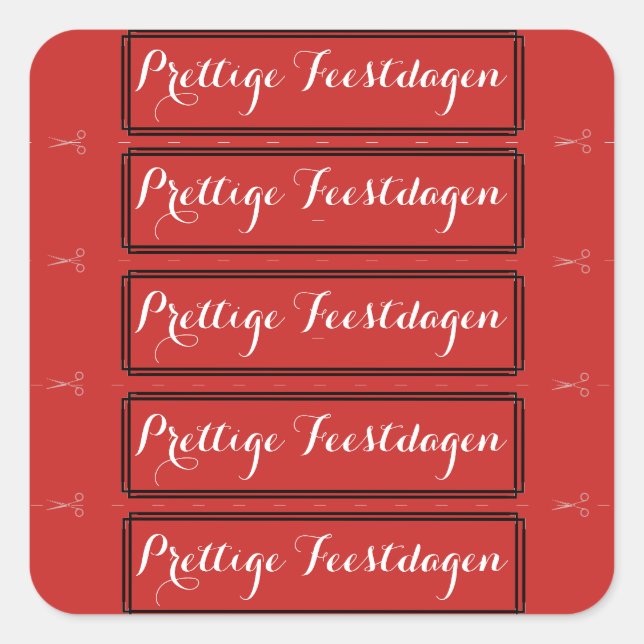 100 Christmas text stickers "Happy holidays" (Front)