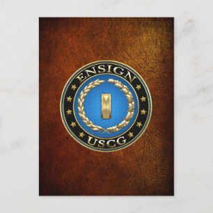 [100] Coast Guard: Ensign (ENS) Postcard