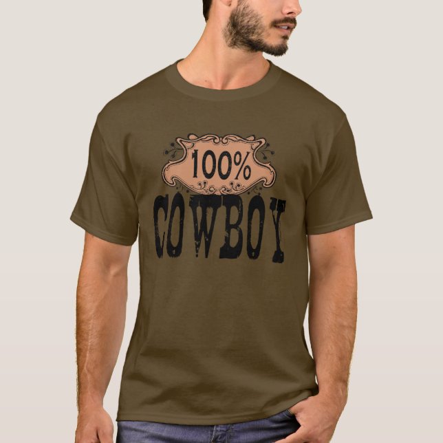 100% Cowboy T-Shirt (Front)