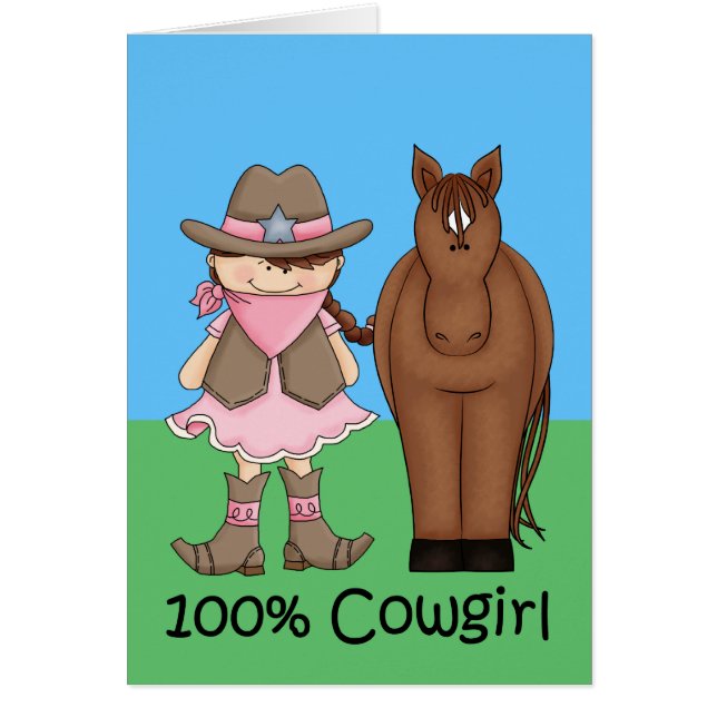 100% Cowgirl - Brunet (Front)