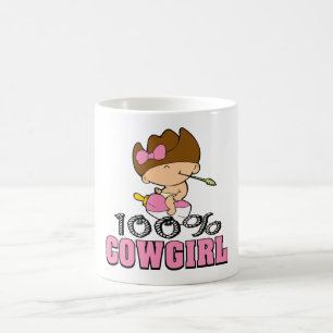 100% Cowgirl Coffee Mug