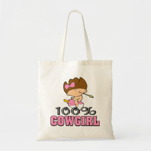 100% Cowgirl Tote Bag