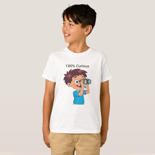 100% Curious  T-Shirt (Front Full)
