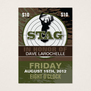 100 Customisable Bachelor / Stag Tickets