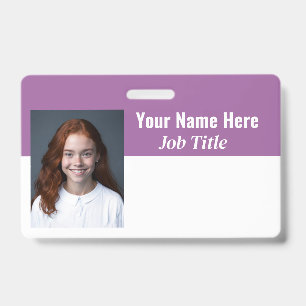 100% Customizable Employee Badge ID Badge