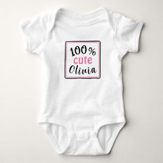 100% Cute Baby Bodysuit