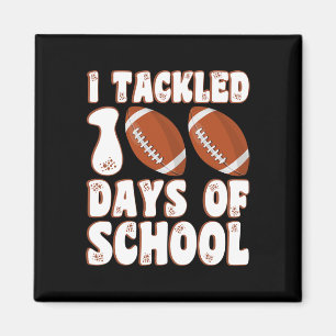 100 Day Of School I Tackled 100 Days Of School Boy Magnet