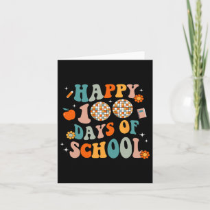 100 Days 100th Day Of School For Girls Boys And Te Card