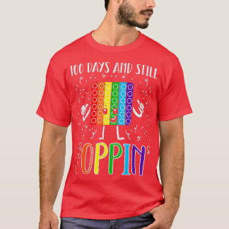 100 Days And Still Poppin 100th Day Of School 3 T-Shirt