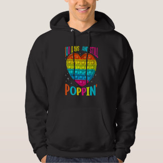 100 Days And Still Poppin 100th Day Of School Boys Hoodie