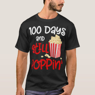 100 Days And Still Poppin Popcorn 100th Day Boys G T-Shirt