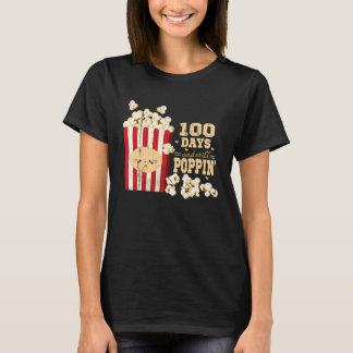 100 days and still popping popcorn girls and boys  T-Shirt