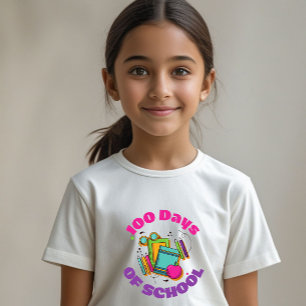 100 Days Brighter: Kids' 100 Days of School T-Shirt