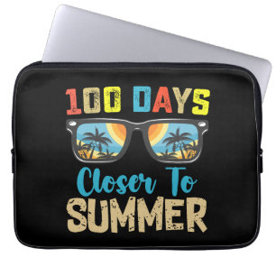 100 Days Closer To Summer Vacation School Laptop Sleeve