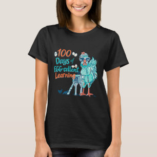 100 Days Egg-stra Smarter Teacher Kids 100th Day O T-Shirt