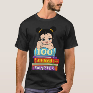 100 Days Flew By 100th Day Of School Girl Daughter T-Shirt