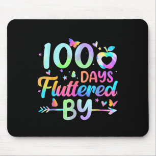 100 Days Fluttered By - 100th Day Of School Mouse Mat