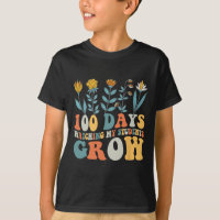 100 Days Growing Boho Flowers Teacher 100th Day Of