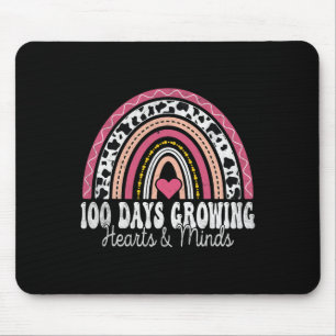 100 Days Growing Hearts And Minds Elementary Schoo Mouse Mat