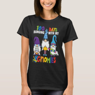 100 Days Hanging With My Gnomies 100 Days Smarter  T-Shirt