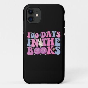 100 Days In The Books Disco Ball Groovy Retro iPhone 11 Case